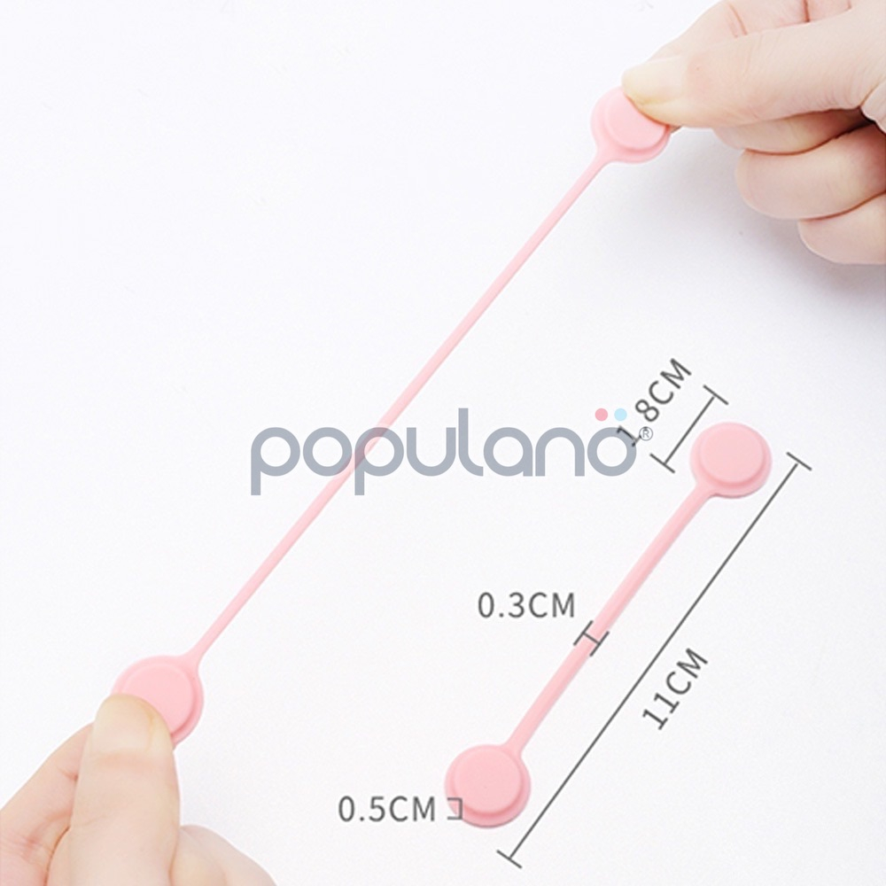 Pengikat Kabel Charger Penggulung Tali Magnet Cord Holder Magnetic Cable Winder