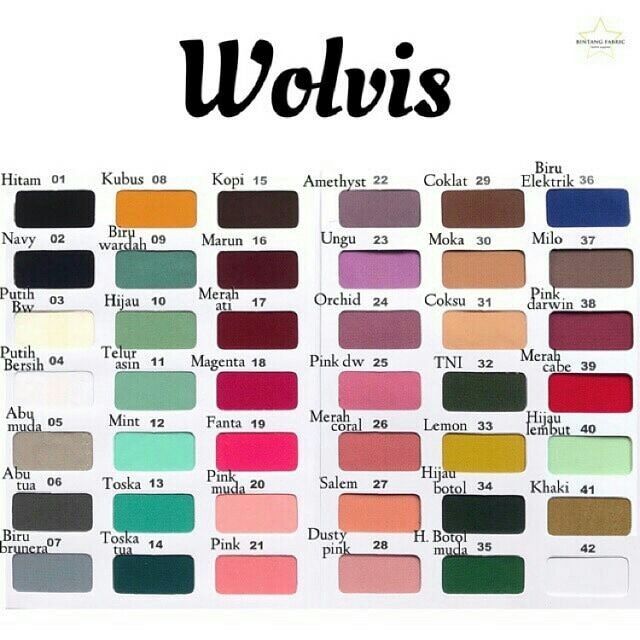 PUTIH POLOS KAIN WOLFIS PREMIUM