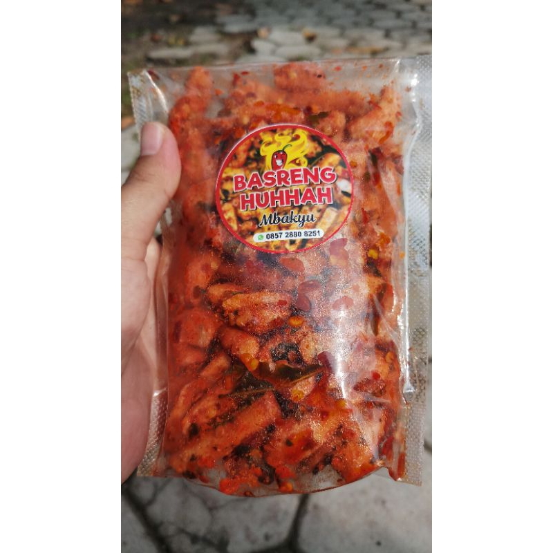 

Basreng Pedas daun jeruk
