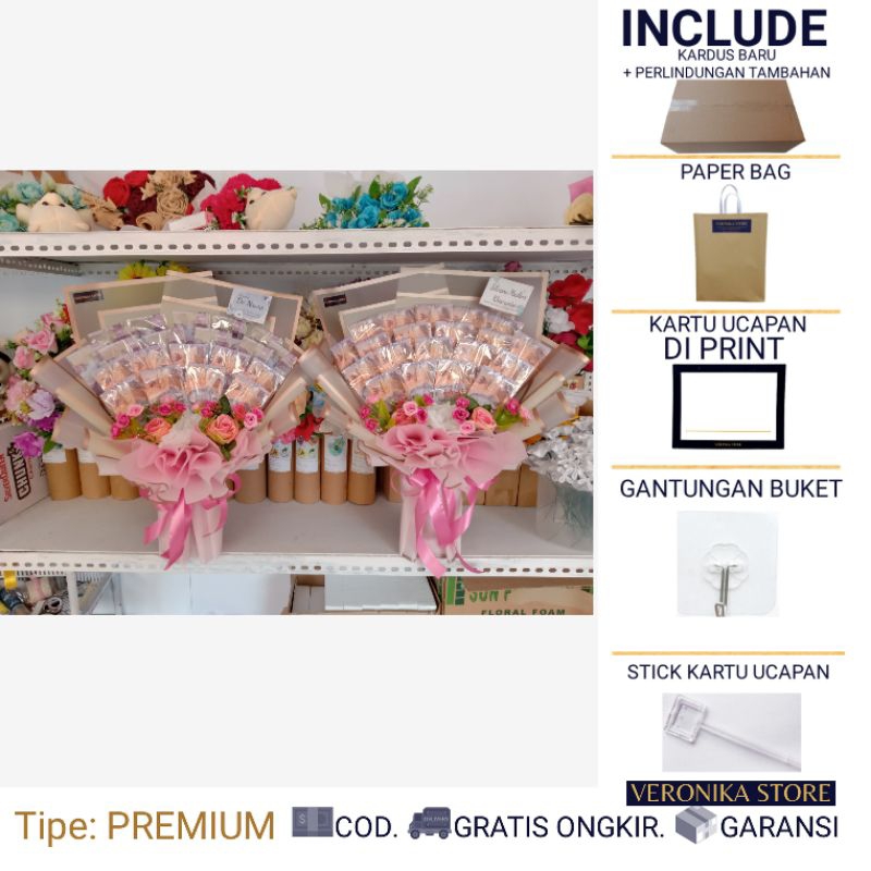 BUKET UANG HALAL NON RIBA – FIOLA - BUCKET UANG  - MONEY BOUQUET ULANG TAHUN - BUKET JAJANAN BUKET W