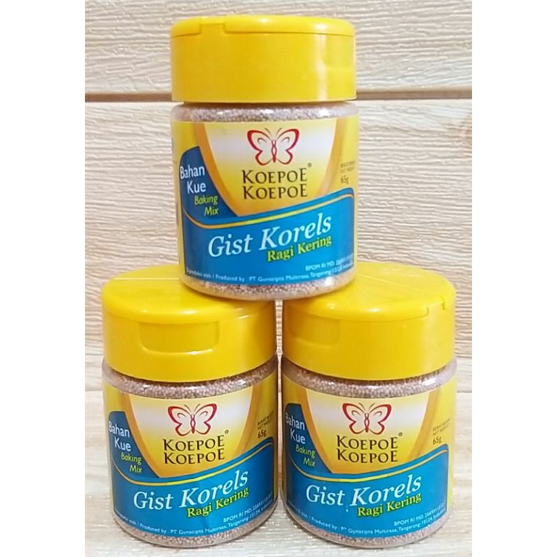 

✔MURAH Ragi Kering Koepoe 65gr / Koepoe Gist Korels / Ragi Kupu Kupu