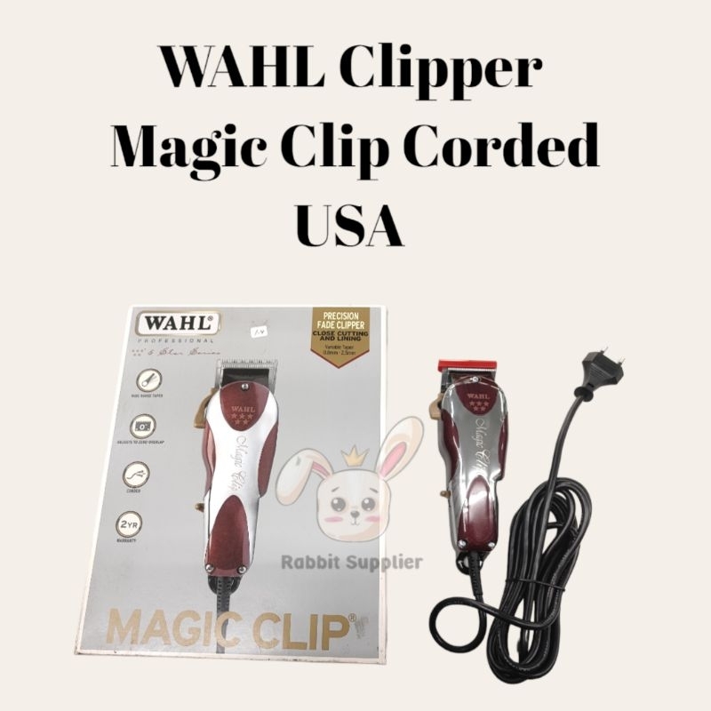WAHL Mesin Clipper Alat Cukur Rambut Magic Clip Corded (Original USA)