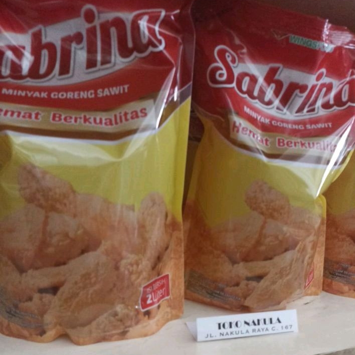 

Minyak Goreng Sabrina Minyak Kelapa Sawit 2 Liter