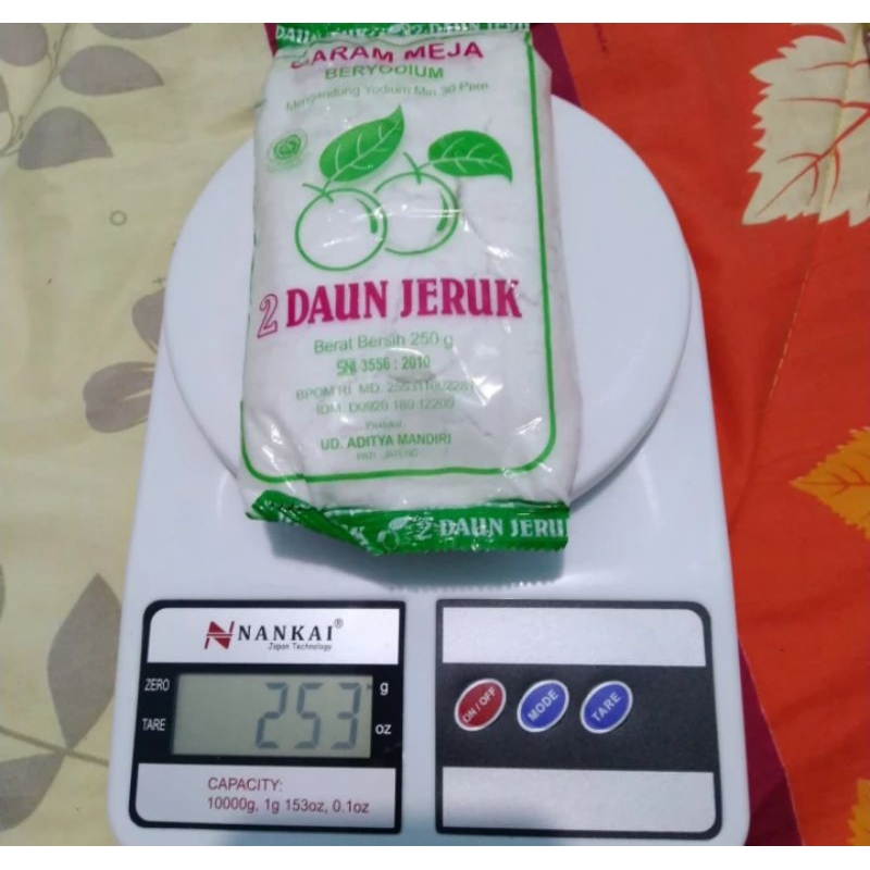 

GARAM CAP JERUK 250 GRAM isi 4