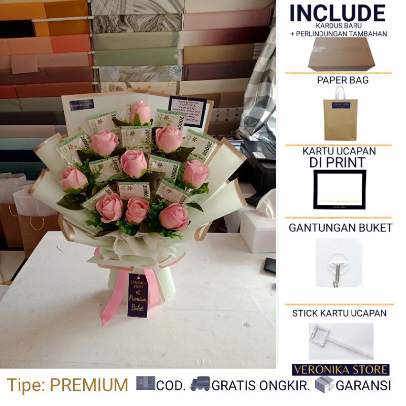BUKET UANG HALAL NON RIBA – PRINCY - BUCKET UANG  - MONEY BOUQUET ULANG TAHUN - BUKET JAJANAN BUKET 