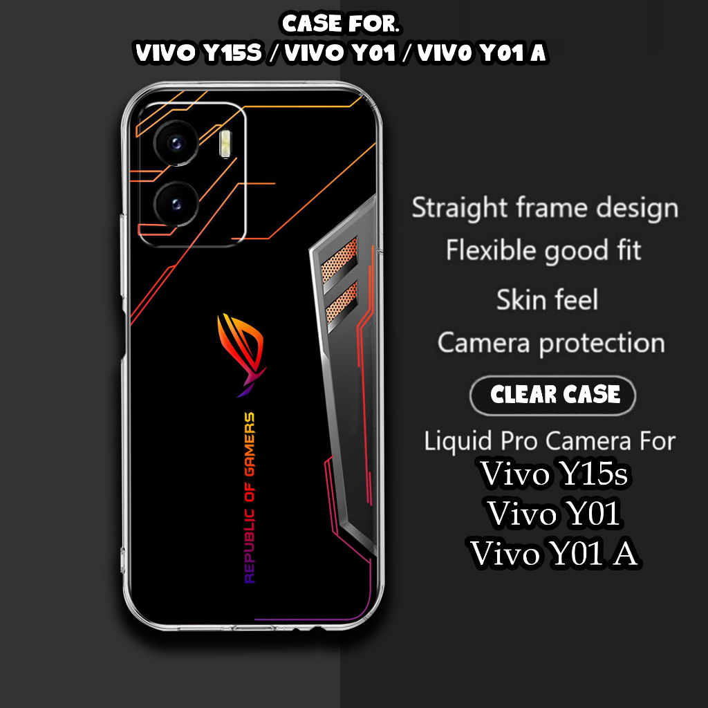 CASE VIVO Y15S / VIVO Y01 / VIVO Y01A MOTIF [ROG GAMERS] TERLARIS CASING VIVO Y15S / Y01 / Y01A TERB