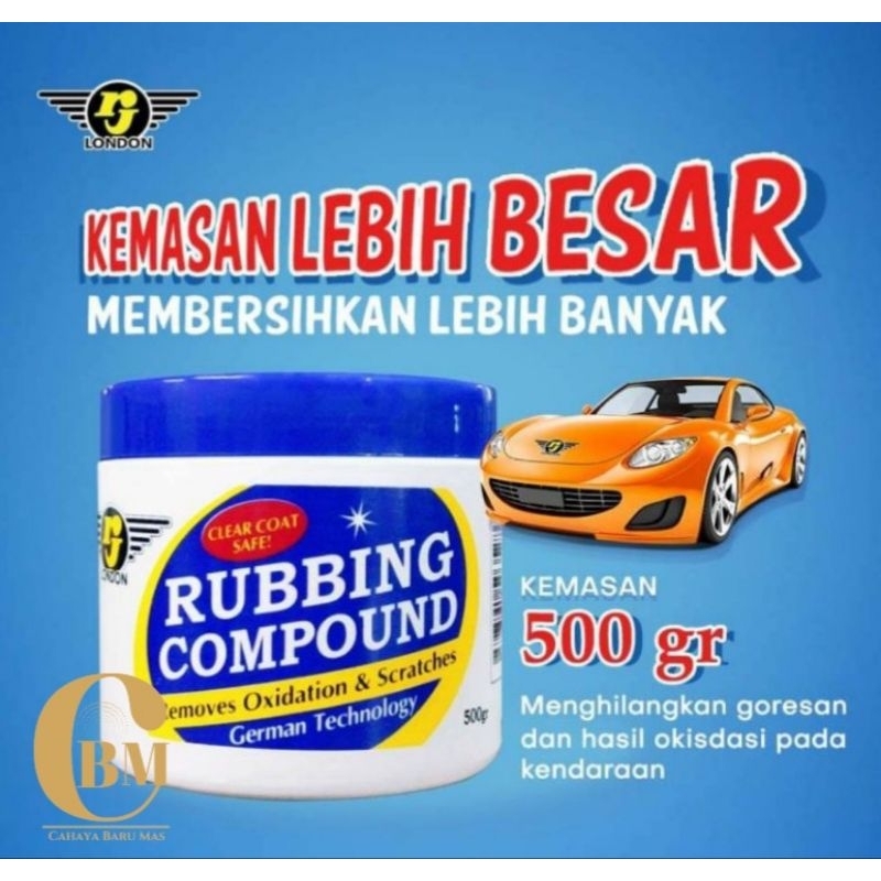 Rubbing Compound RJ LONDON Kompon Pengkilap 500 gram
