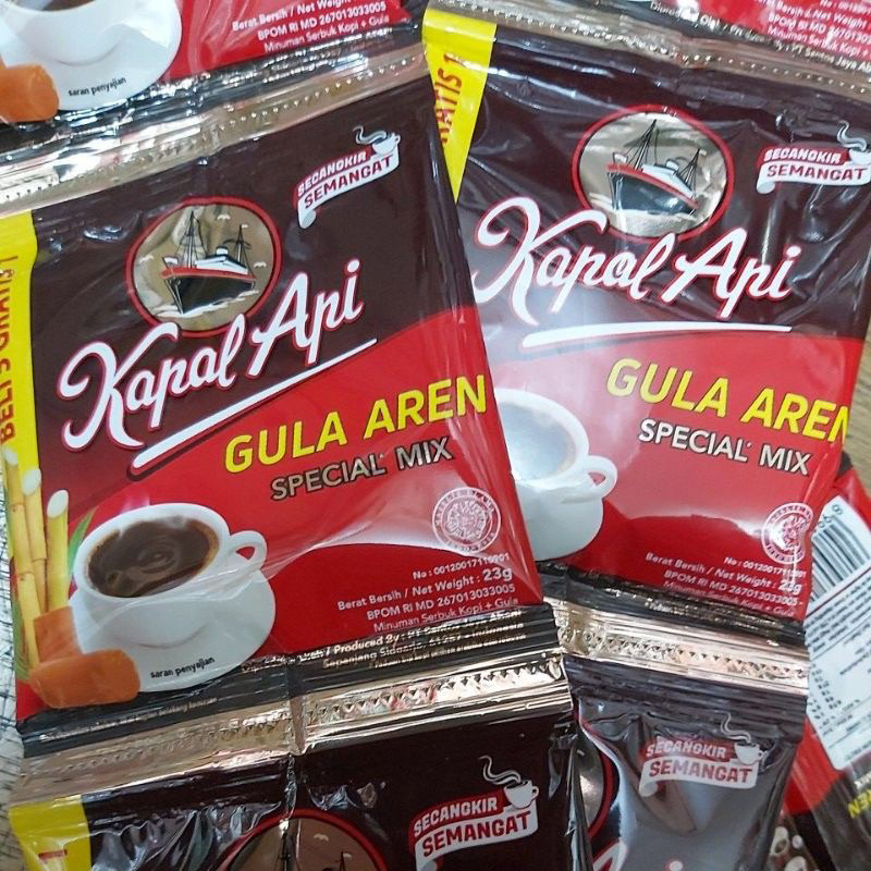 

RENCENG Kopi Kapal Api GULA AREN 10pcs