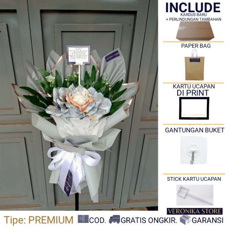 BUKET UANG HALAL NON RIBA – KAIRAV - BUCKET UANG  - MONEY BOUQUET ULANG TAHUN - BUKET JAJANAN BUKET 