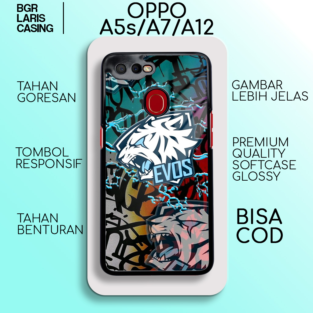 Case Oppo A5S A7 A12 Evos 04 Terbaru Hardcase Softcase Glossy Casing A5S A7 A12 Termurah Terlaris