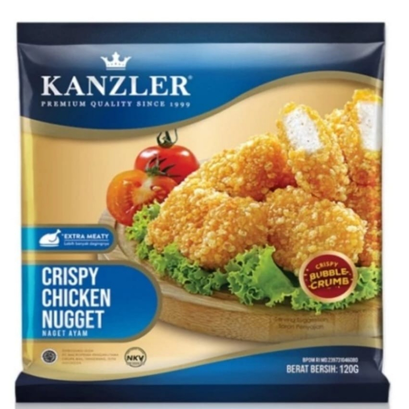 

Kanzler Crispy Bubble Chicken Nugget 120gr