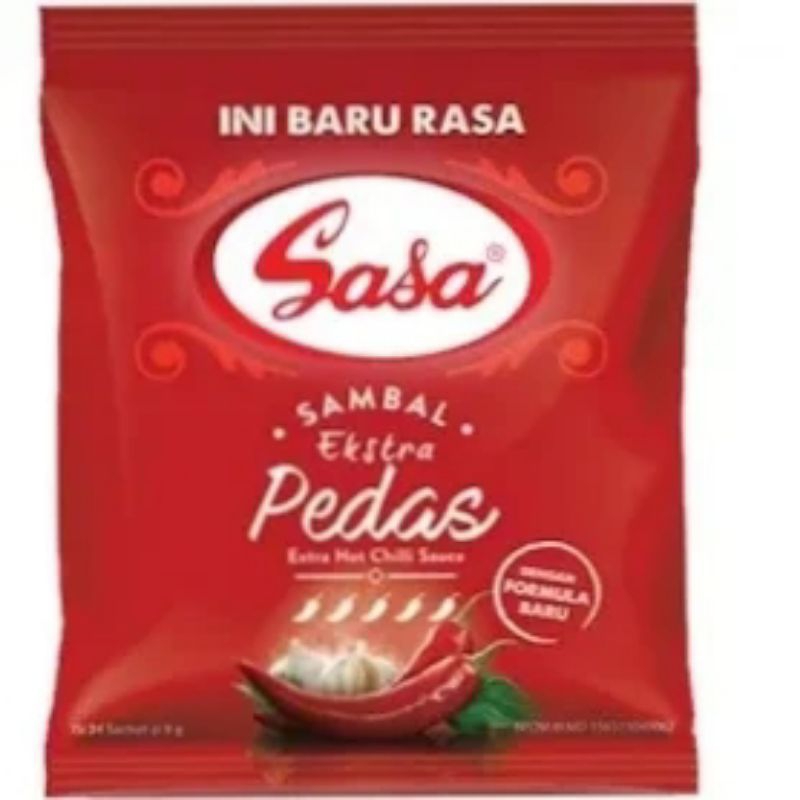 

SASA Saus Sambal Extra Pedas 24 x 8 gram