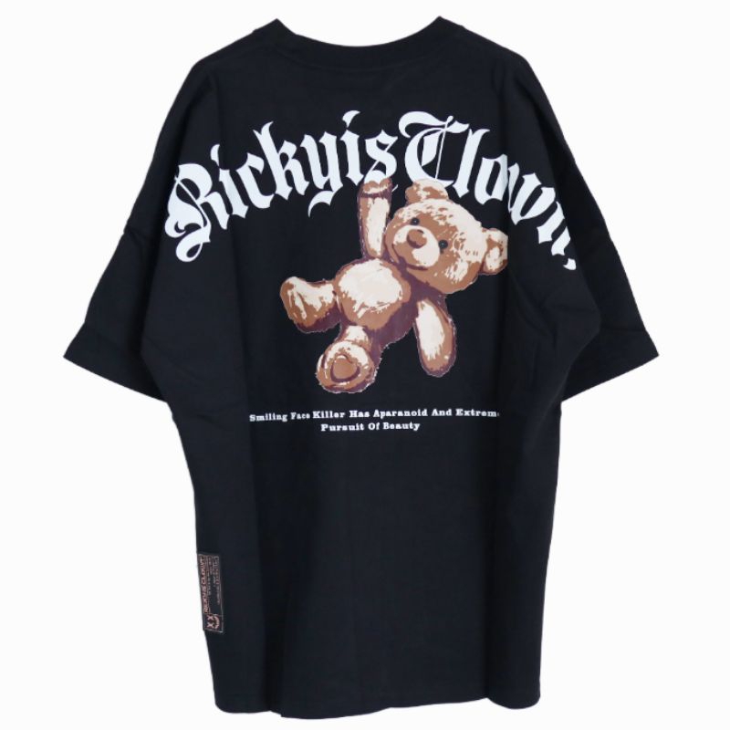 Ricky Is Clown Bear Logo Black