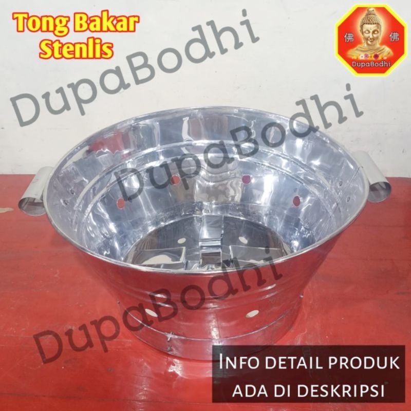 tong bakar / tong sembahyang stainless / tong stainless / tong bakar sembahyang