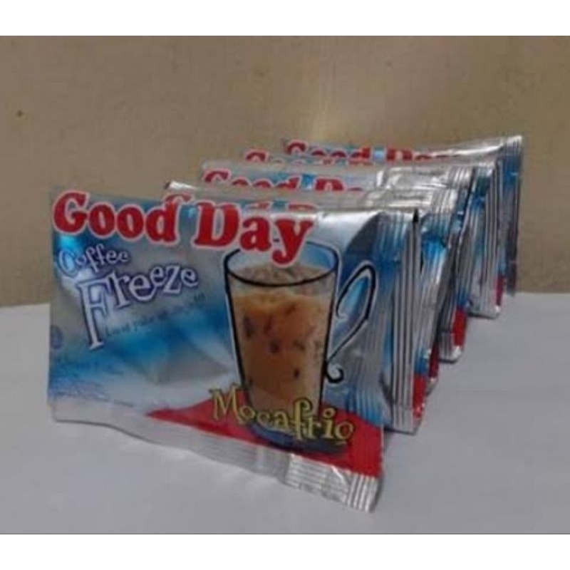 

Good Day Coffee Freeze renceng isi 10 sct rasa Mocafrio