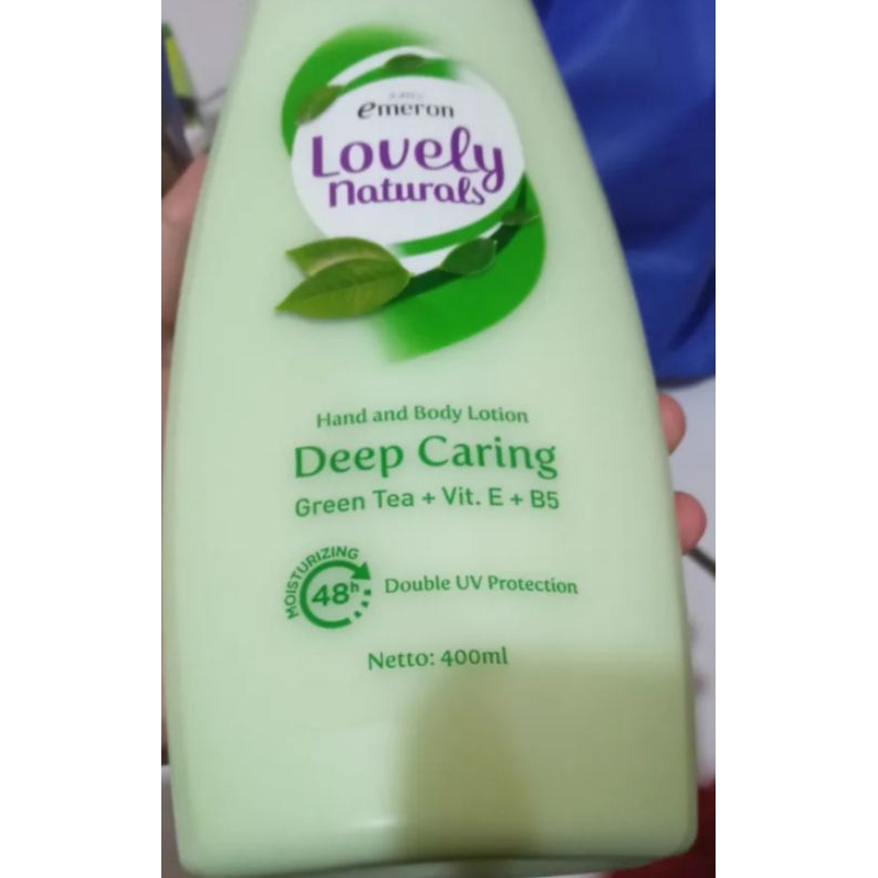 EMERON LOVELY NATURAL  GREEN TEA Hand&Body Lotion CARING DEEP