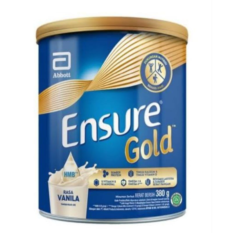 

ENSURE GOLD RASA VANILA 380GR