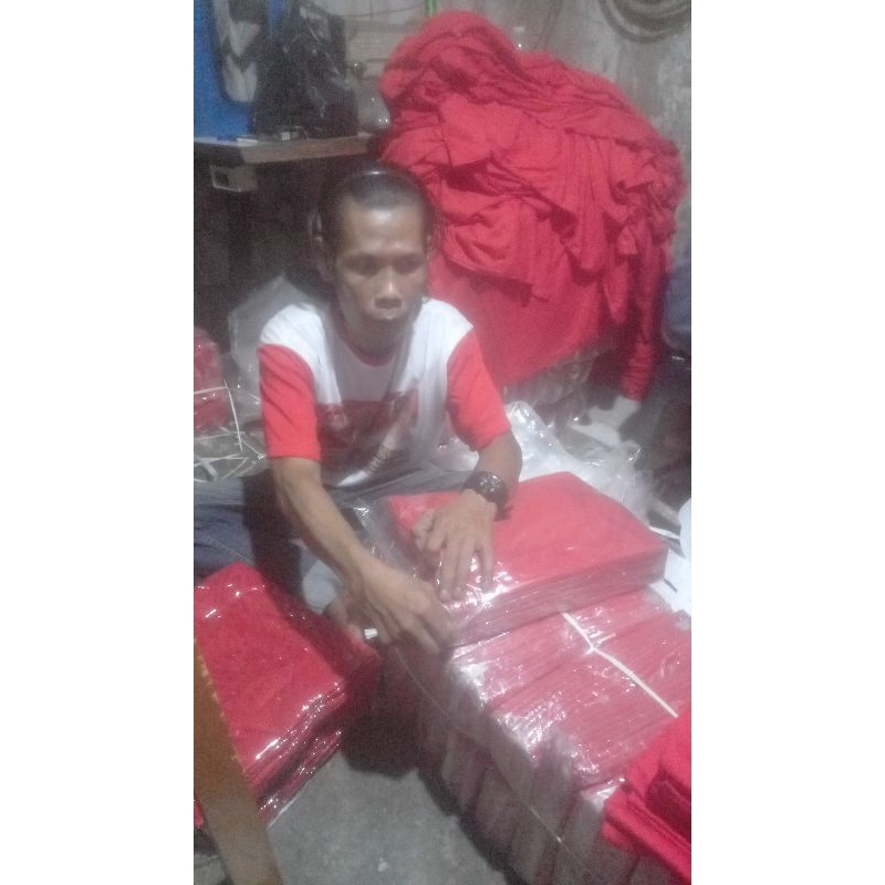 kaos merah pdi perjuangan oblong