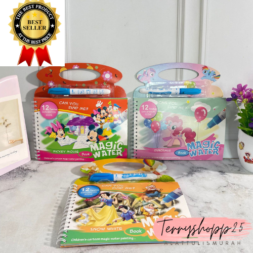 

Buku Magic Water Color Karakter Kartun Kode BH3 Buku Mewarnai Anak Cute