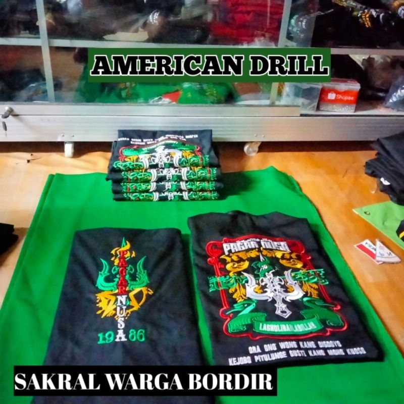 Seragam pagar nusa bordiran / sakral bordir pagar nusa