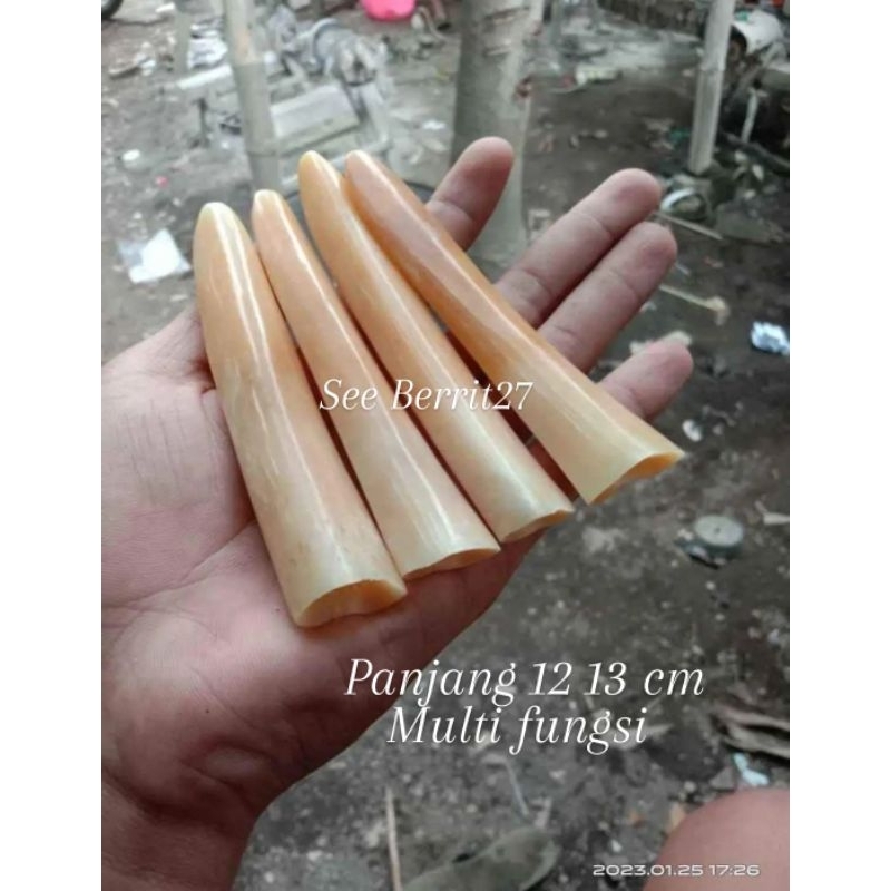 once bulat pipa pipo bulat iga sapi kristal super tebal model taring duyung