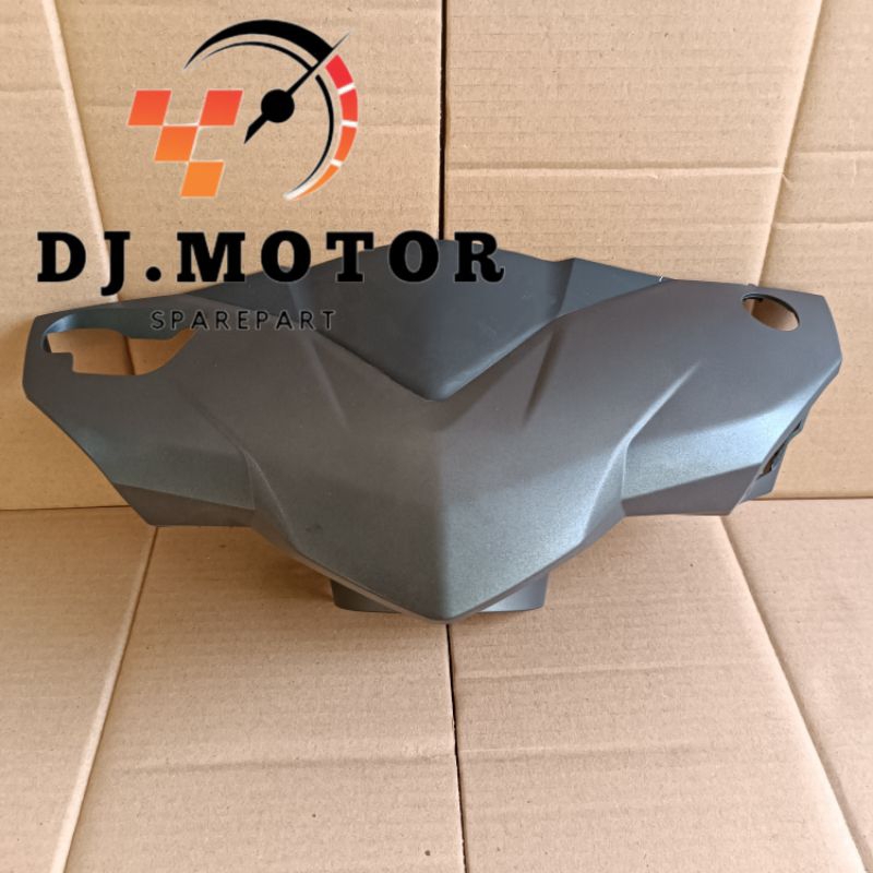 cover batok kepala depan honda vario 110 FI hitam abu abu doff