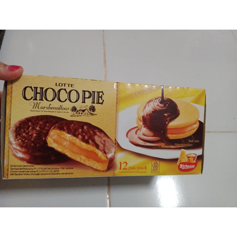 

Chocopie Rasa Keju isi 12Pcs