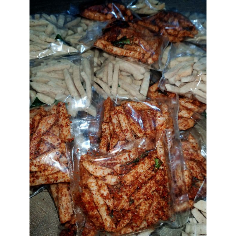 

cemilan basreng pedas dan gurih homemade murah pcs kecil
