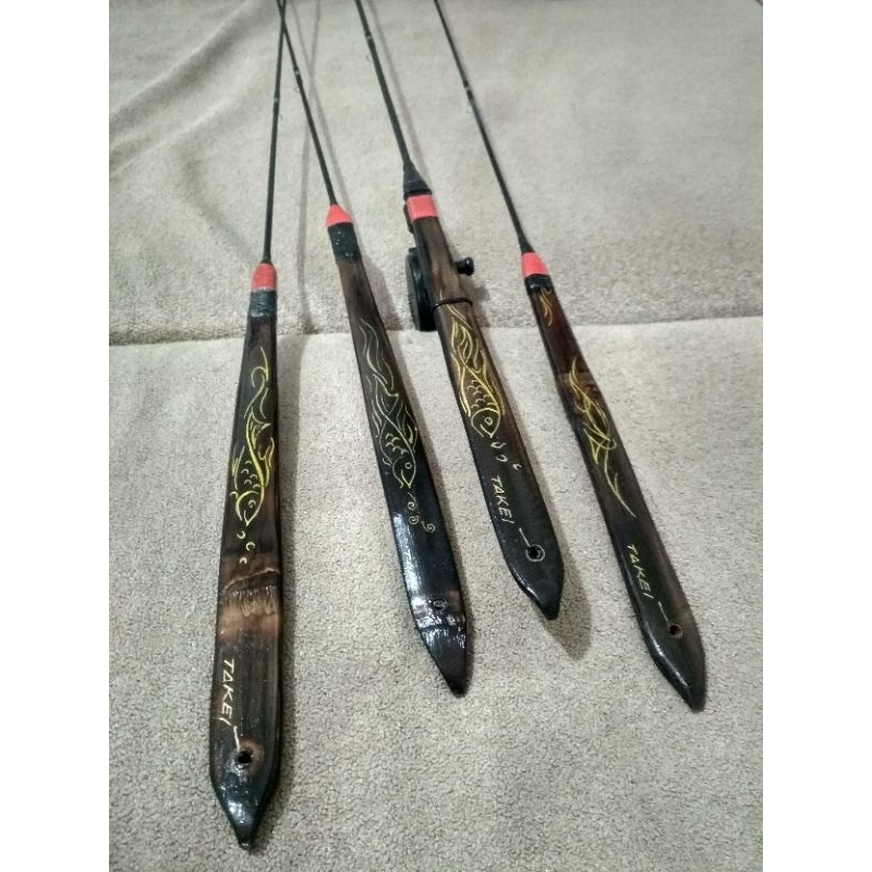 SET JORAN WADER LENTUR CLASSIC GAGANG BAMBU, PANCING MICROFISHING