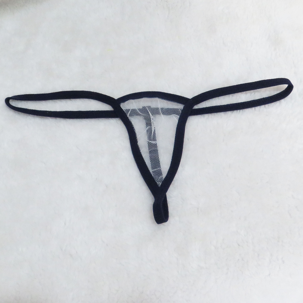 G String Thong Mini Transparan Jaring GT019
