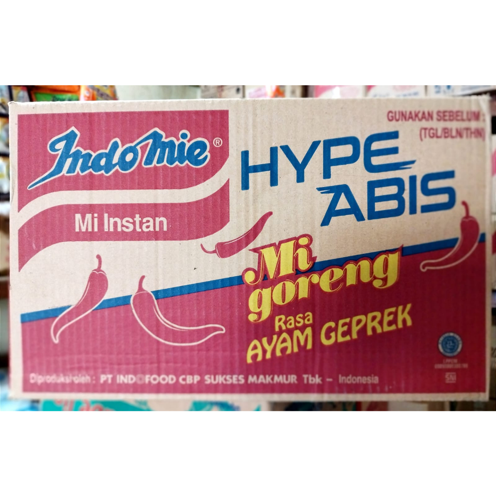 

indomie goreng ayam geprek 1 dus