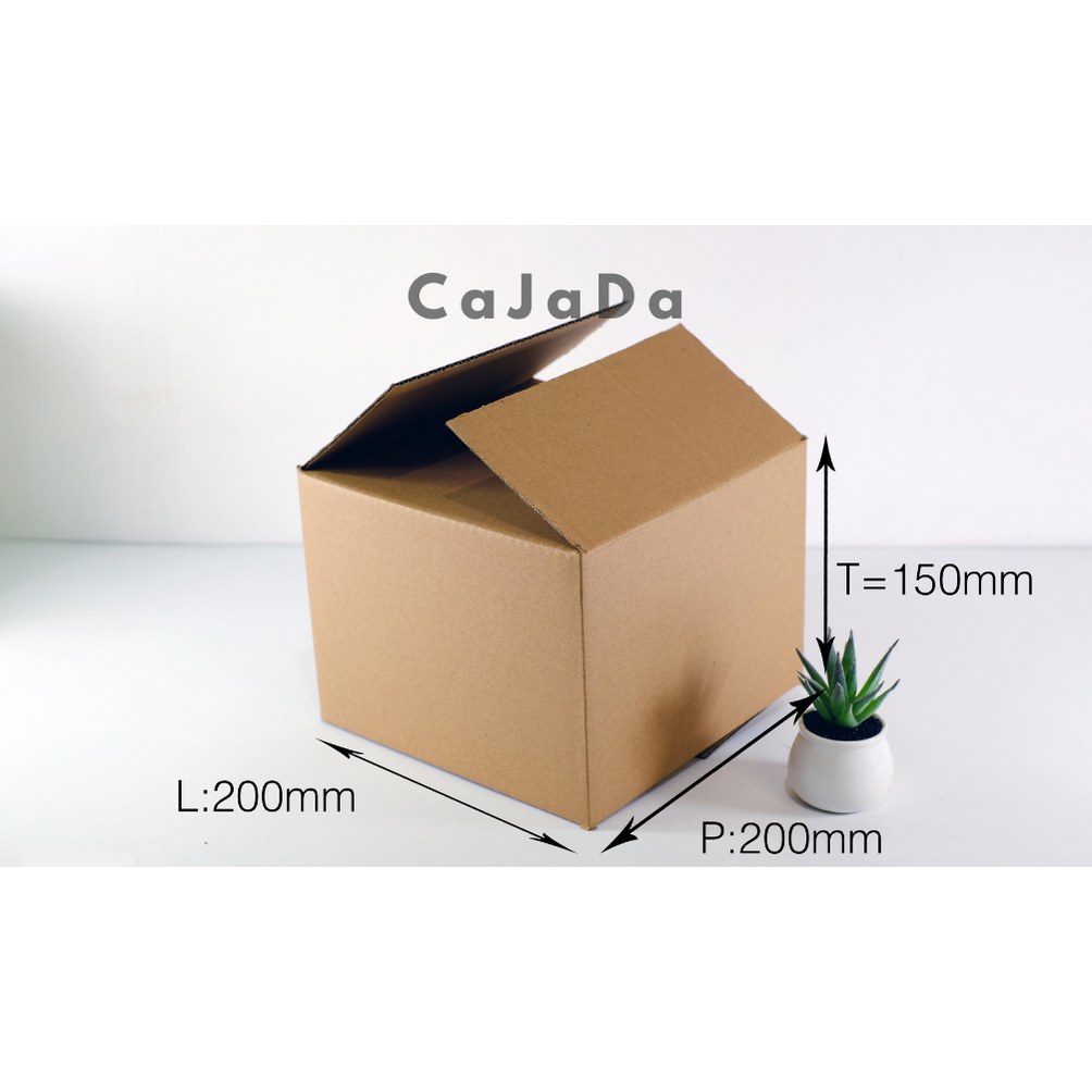 

ECER Kardus Polos Baru 20x20x15 cm Box Dus Coklat Packing