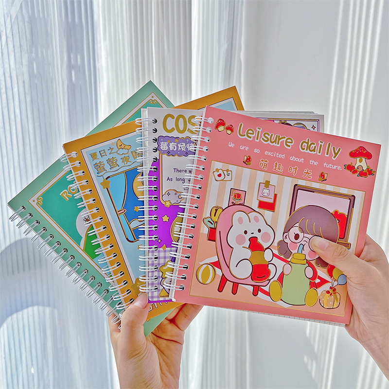 

Buku catatan karakter lucu Book jurnaling aesthetic kartun Notebook mini cute girl Agenda diary notepad korea Buku tulis ring motif sekolah pelajar Scrapbook jurnal handbook anak