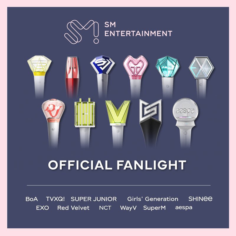 [DP] SM ARTIST Official Lightstick (TVXQ/SUPER JUNIOR/SHINEE/EXO/RED VELVET/NCT/WAYV/AESPA)