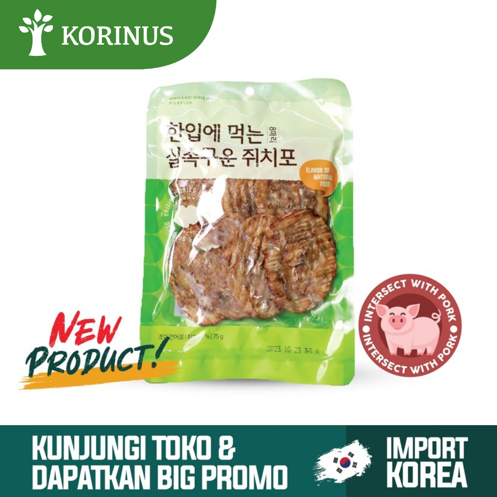 

K- Grilled Dried Filefish/Ikan Filet Kering Panggang Berbumbu 75g