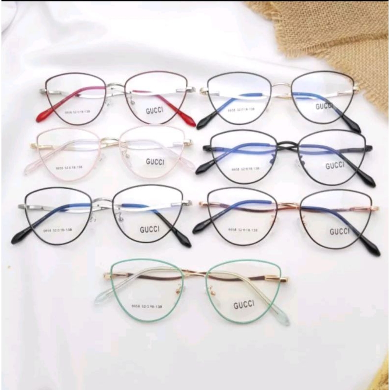 Frame kacamata cat eye  photocromic 6658 |kacamata cat eye minus |kacamata wanita