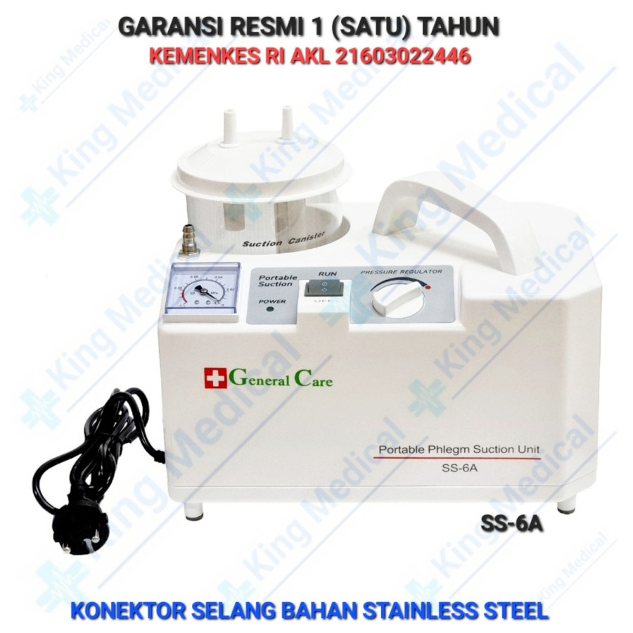 Suction Pump Portable SS-6A General Care Alat Sedot Dahak SS 6A