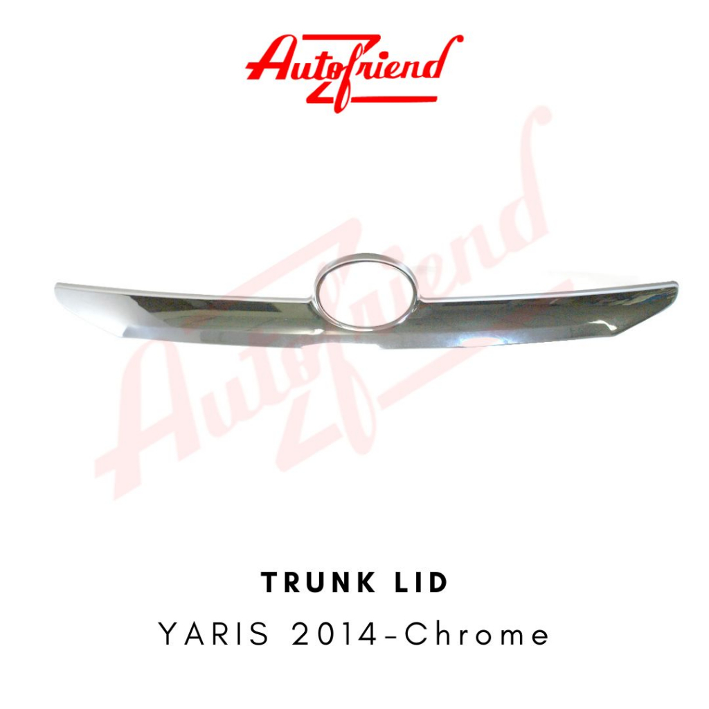 trunk lid grand all new yaris 2014 list garnish bagasi belakang yaris aksesoris mobil yaris