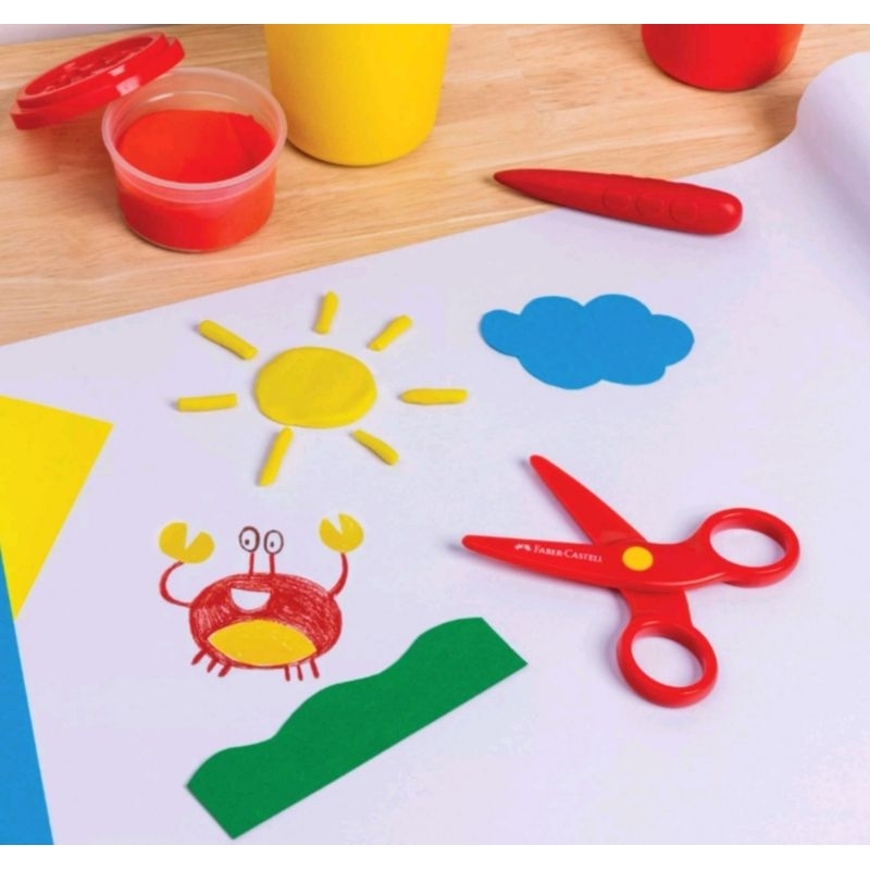 

RK Crayon Faber Castell 6 Easy Grip Finger Crayons ( 6 Warna )