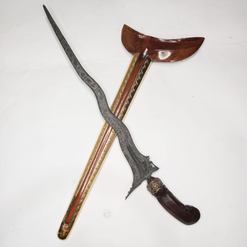 Keris Singo Barong Pamor Beras kutah Tangguh Mataram Sepuh Luk 5