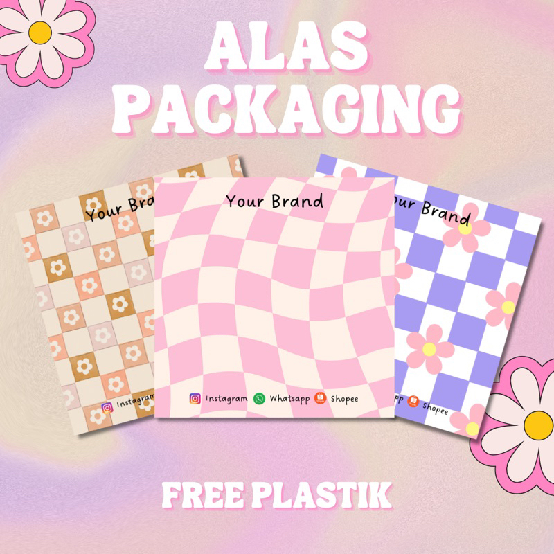 

ALAS PACKAGING V | ALAS PACKAGING GELANG AKSESORIS DLL bisa custom free plastik opp