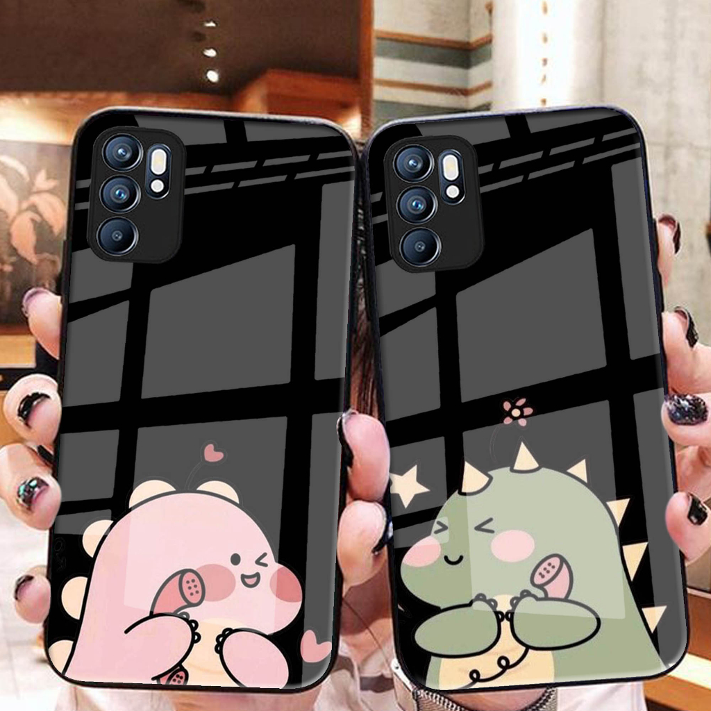 [A47] Softcase Glass 0PPO A17 A17K A76 A96 RENO 7 4G RENO 7Z 5G RENO 8 4G A16 A16S A16K A54 A15 A12 