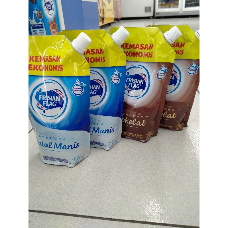 

Frisian Flag Susu Kental Manis Pouch 545 ml // Susu Kental Manis Frisian Flag 545 ml//Indomilk Kental Manis Pouch 540ml// Susu Kental Manis