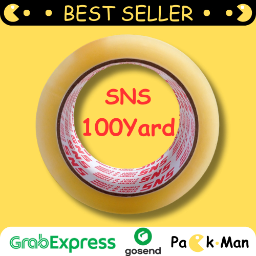 

[PROMO] Lakban SNS Tape Bening 100 YARD x 45 MM