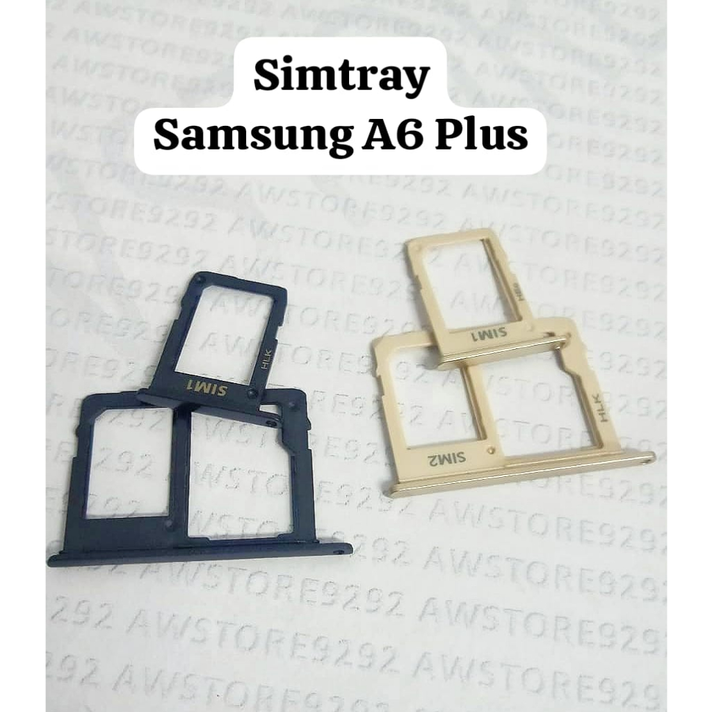 Slot Tempat Dudukan Kartu Simcard Sim card Lock Simtray Sim Tray Samsung A6 Plus / A6+ / A6 + simtra