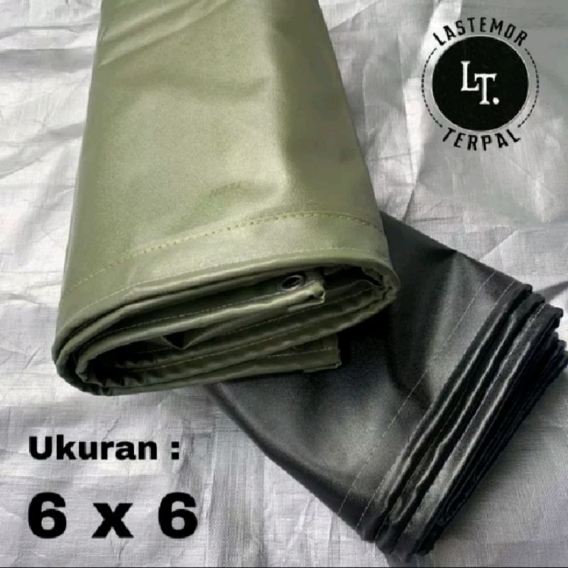 Terpal kain cv ukuran 6×6 terpal tentara/jeep, terpal anti air bahan dua lapis