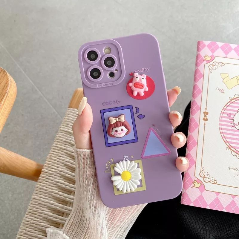 SAMSUNG A03S/A02S/A03/S21/S21PLUS/S21 ULTRA CASE MOTIF BONEKA 3D KARAKTER & MOTIF GAMBAR