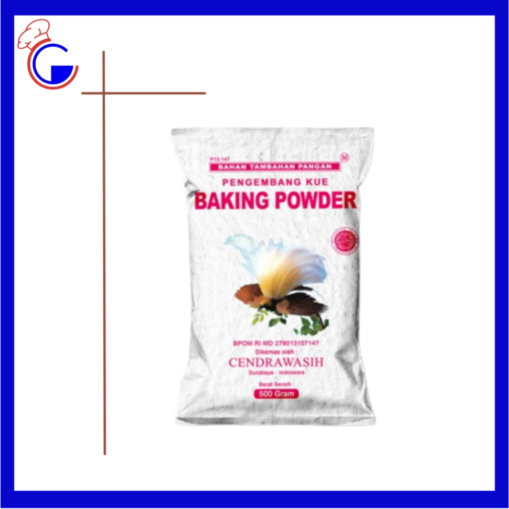 

Baking Powder Cendrawasih / Pengembang 500Gr