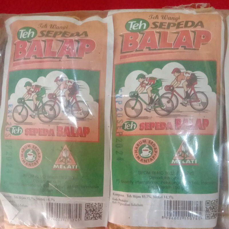 

Teh Sepeda Balap coklat 10*50g