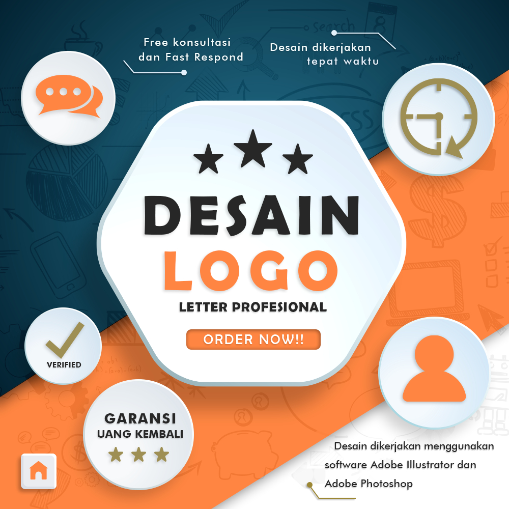 Jasa Desain Logo Premium Custom/Logo letter